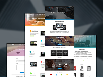 Videonetics Redesign | UI/UX and Front end dev css html js redesign software product uiux video surveillance web design