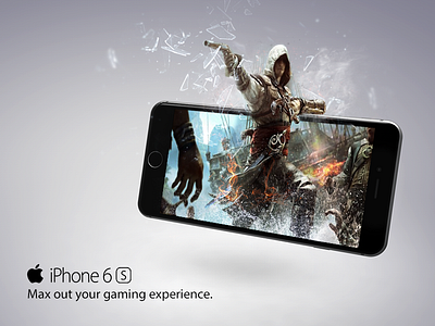 iPhone 6s | Advertisement 4d advertisement assassins cinema creed iphone model