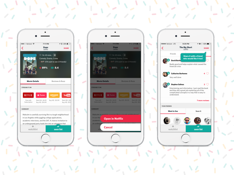 A Reelgood Movie Details Page by Eli Chamberlin on Dribbble