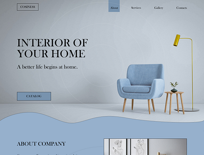 WEB DESIGN | LANDING PAGE | HOME INTERIOR app design graphic design ui ux