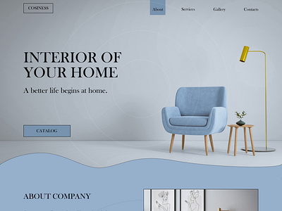 WEB DESIGN | LANDING PAGE | HOME INTERIOR