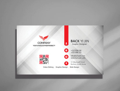 Modern Business Card branding design graphic design illustration