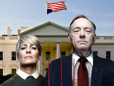 American Gothic - We Make The Terror house of cards illustration kevin spacey netflix robin wright