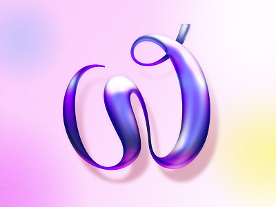 Letter W colorful design dribbble duyduc hanoi letter logotype typography vector vietnam w
