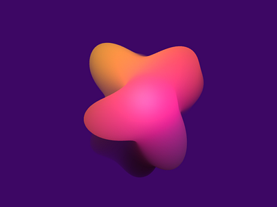 Gradient Noise Blob 3d animation graphic design motion graphics ui