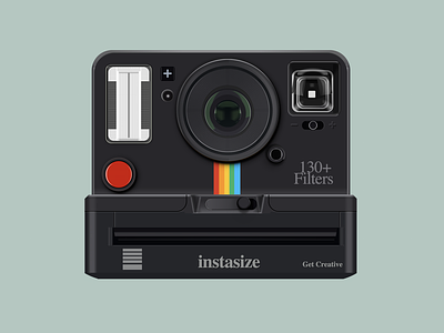 Instasize: Get Creative with 130+ Filters (Polaroid) branding graphic design instagram instasize polaroid ui