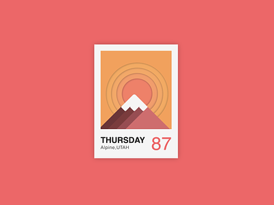 Weather Card behance card creative design graphic design illustration interactive motion graphics ui ux uxui weather