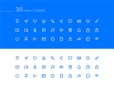 Basic Icons set