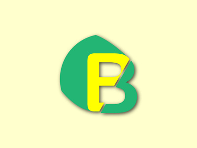 minimalist B letter logo