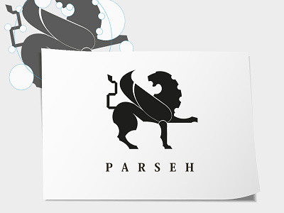 Parseh - Logo design identity logo parseh persian lion symbol