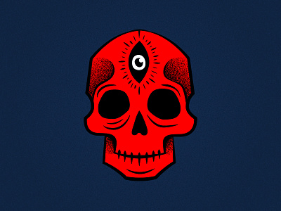 Insomniac Skull bones design graphic grunge icon illustration shading skull stipple vector