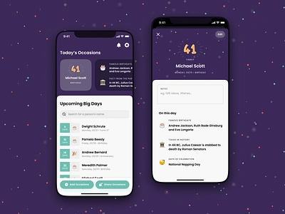 Big Days – Birthday Reminders App android anniversary app birthday celebration clean confetti flutter ios mobile mvp reminder reminders ui ux