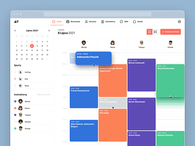 Hypers – Schedule View