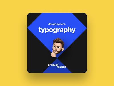 Design System: Typography – Figma Community Freebie app design button component figma freebie instagram post ios library material design memoji mobile design system onboarding tutorial typography user interface