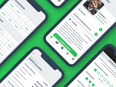 🦉 Korki – Teachers Profile and Rating ios ios 11 iphone x korki private lessons profile rating school teacher ui user interface ux