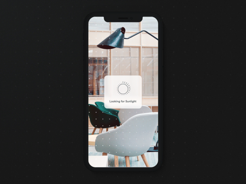 🍃 Plants: Room Scanning Screen app ar augmented reality flower ios iphone x minimal plants ui user interface ux