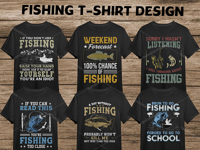 FISHING T-SHIRT DESIGN typography t shirt