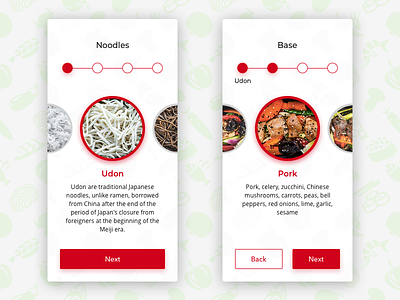 Wok Maker App app constructor design ecommerce food maker mobile ui ux wok