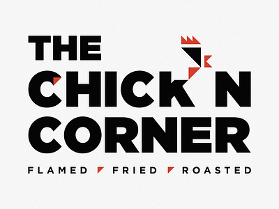 Old logo concept redesigned (Chick'N Corner) 1