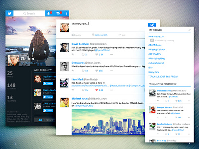 Twitter Redesign Concept design redesign template twitter