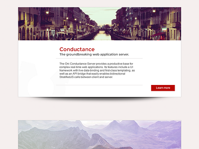 Trying some new stuff out conductance layout onilabs ui ux webdesign
