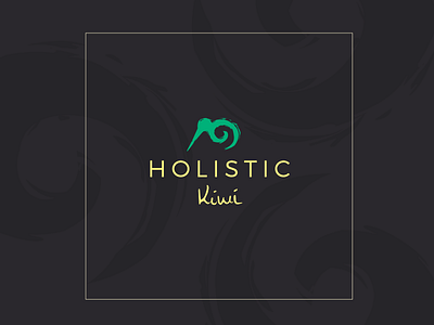 Holistic Kiwi Logo holistic kiwi koru logo massage natural nature new nz zealand zen