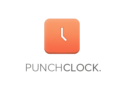 Punchclock Icon app application beta freelancer freelancers fun hours icon logo open beta sideproject sign up time time tracking tracking