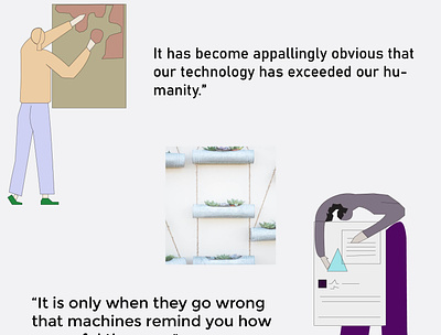 Technology people illustration design