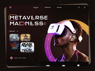 Metaverse Landing Page