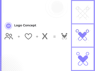 LOGO CONCEPT ! appicons dating font heart heartlogo logo logo design logoconcept logos logotype people purple