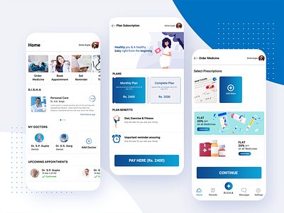 Medical App appdesign application design appointmentapp appointmentdetail doctor appointment doctorapp illustrations medicalapp mobile app mobile application patientapp techugo ui ui ux