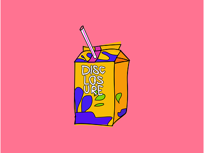 Disclosure Drink creative design graphic design illustration vector design