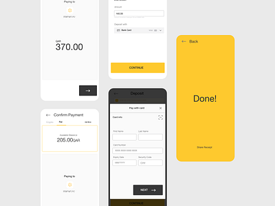 Credit Card Checkout - cWallet Qatar Refined cashless checkout creative creditcard cwallet design paymentapp ui ux