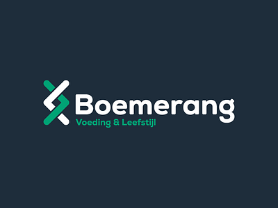 Boemerang boomerang coach health identity lifestyle logo