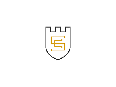 Castle Security castle concept design identity logo security