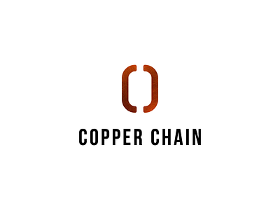 Copper Chain Identity chain copper design identity logo mark