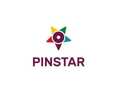 Pinstar identity design identity logo pinstar