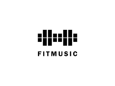 FITMUSIC branding concept design identity logo