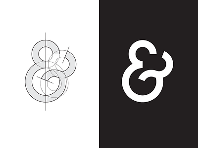 & symbol concept design logo symbol