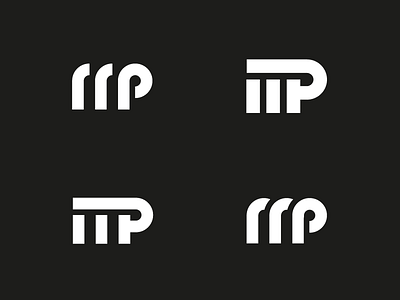 MP Monograms concept design identity logo mono monogram