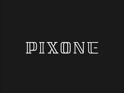 Pixone custom logotype concept