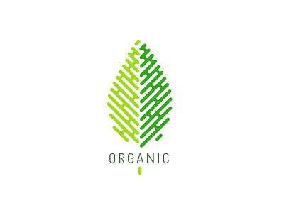 Organic Logo abstract art bio branding care design ecology greeen health icon illustration leaf logo nature organic ui ux vector vegan wellness