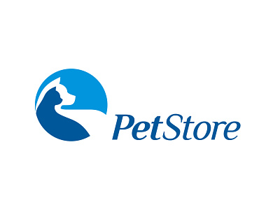 Pet Store Logo abstract animals art branding care cat circle color design dog graphic design icon illustration logo pets shelter sign ui ux vector
