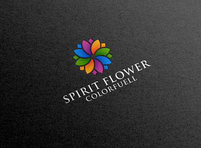 Flower logo colorfuel 3d animation branding creative graphic design logo motion graphics ui