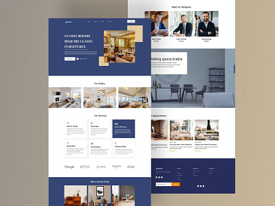 "Furniture Landing Page" design furniture landing page landing page ui ui design website