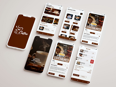 Coffee App Design app design coffee app coffee app design ui design