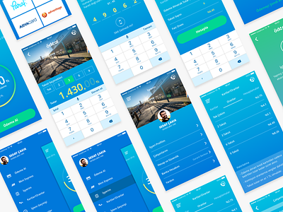 ÖdeAl App - iOS App Redesign app bank banking finance gradients odeal pay payment redesign sketch ui ux