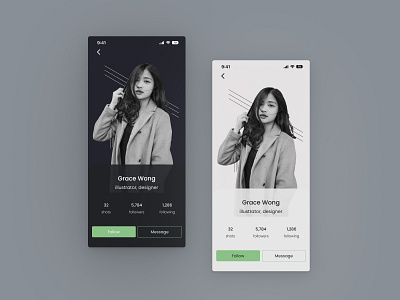 User Profile - Daily UI Challenge #006 dailyui design profile ui