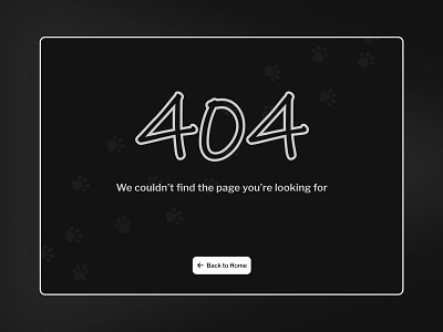 Error 404 Page - Daily UI Design #008 404 dailyui design error error page ui