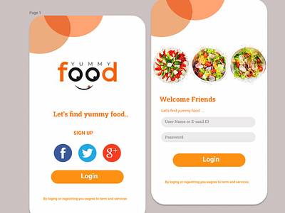 Demo Of Food Delivery App. app branding design figma ui ux